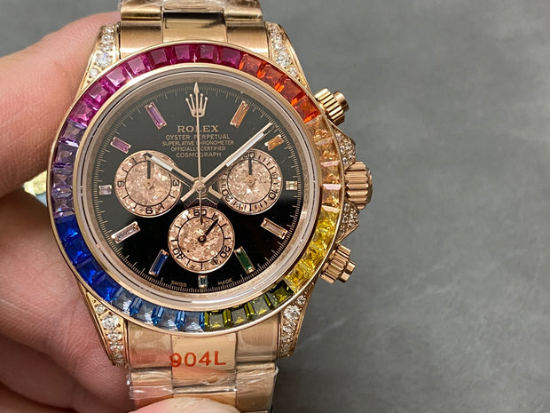 Daytona Chronograph Rainbow Rose Gold