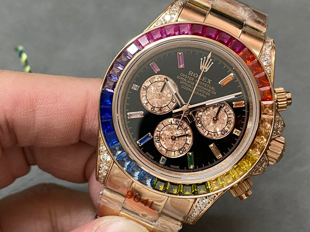 Daytona Chronograph Rainbow Rose Gold