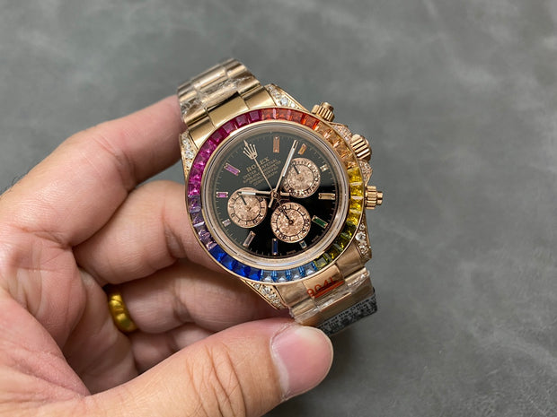 Daytona Chronograph Rainbow Rose Gold