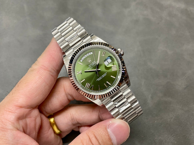 3255 Day-Date 40mm Green