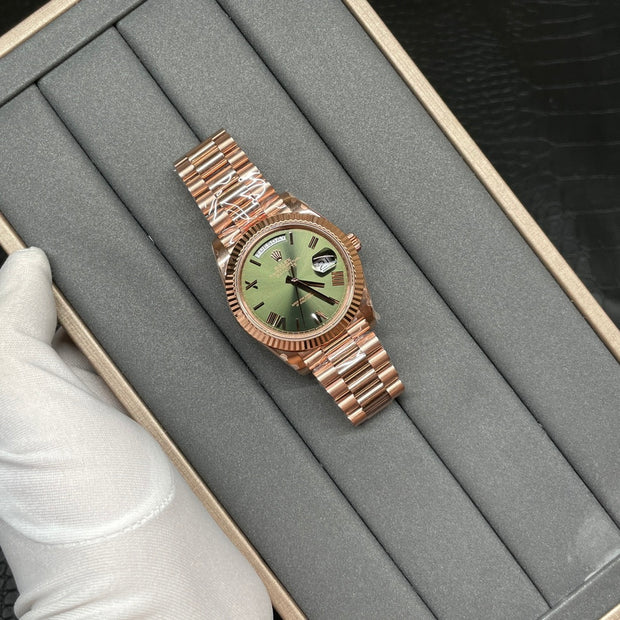 Oyster Perpetual Roman Dial Rose Gold