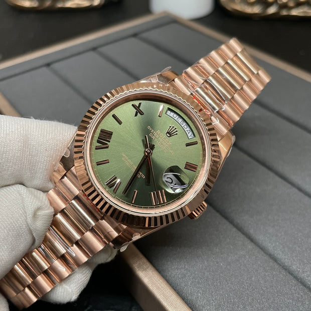 Oyster Perpetual Roman Dial Rose Gold